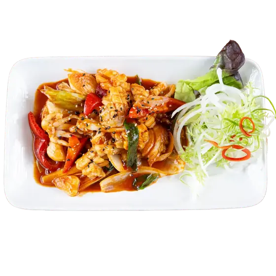 Ojingeo Bokkeum bei Han Kitchen Zürich